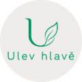 Serene Logo for 'Ulev hlavě' with Leaf (3)